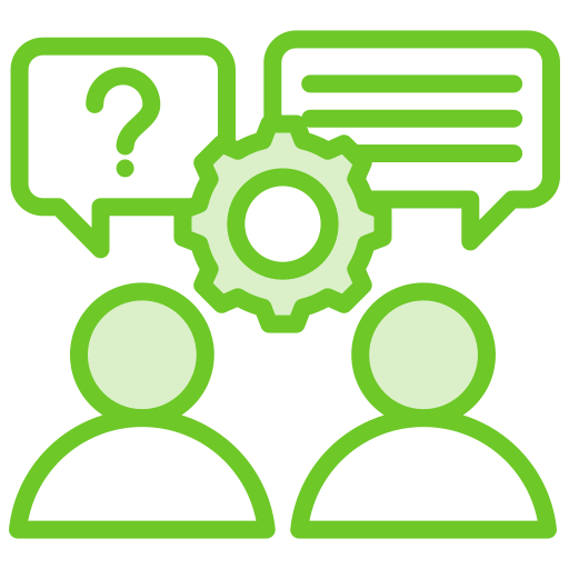 Technology consulting and digital transformation icon