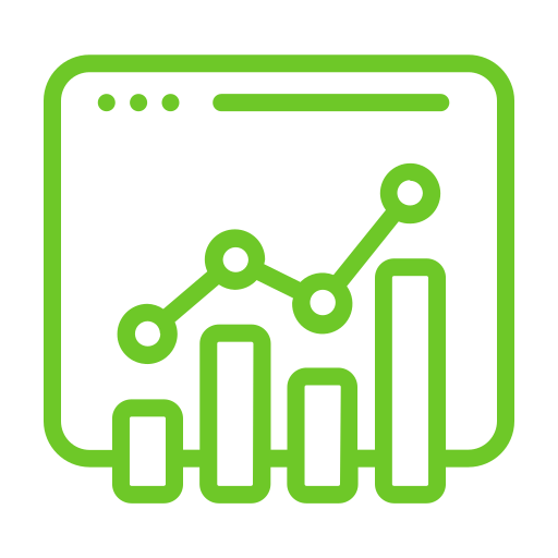Business strategy and operational excellence consulting icon